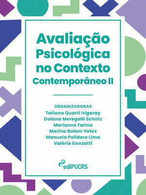 cover image of Avaliação psicológica no contexto contemporâneo, Volume II